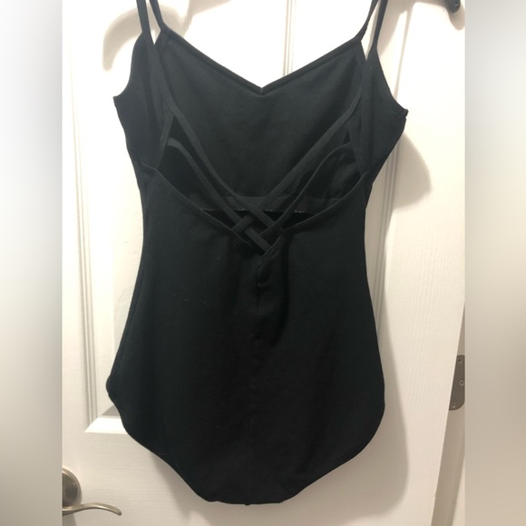 Black capezio adult womens leotard - Picture 2 of 3